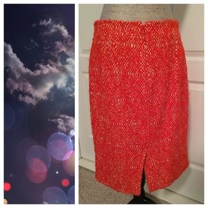 J. Crew Skirts - J. Crew No. 2 Pencil Skirt, Orange Corkscrew Tweed J. Crew Skirts - J. Crew No. 2 Pencil Skirt, Orange Corkscrew Tweed